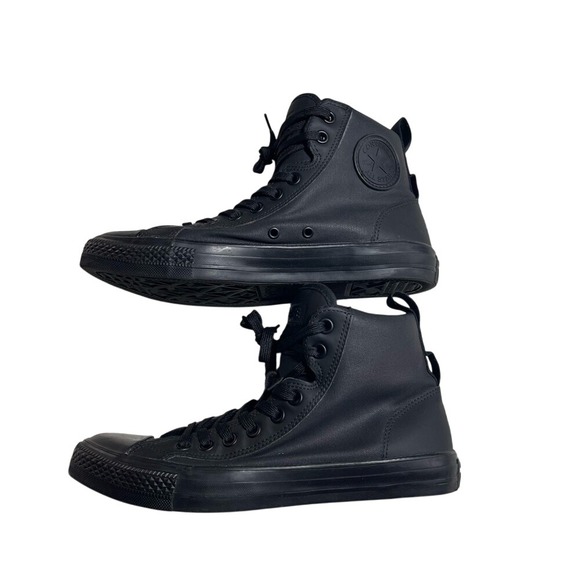 Converse All Star Chuck Taylor Winter High Top Sneakers Black Women's 10 - Picture 4 of 11